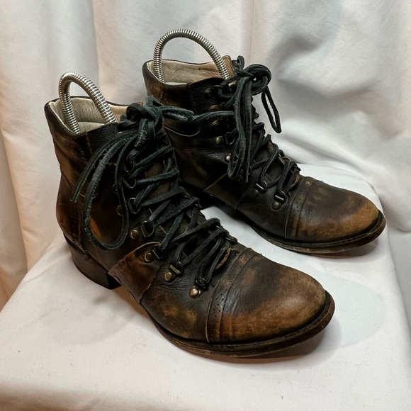 Freebird by Steven Gage Distressed Leather Boots | 9 - Picture 2 of 10